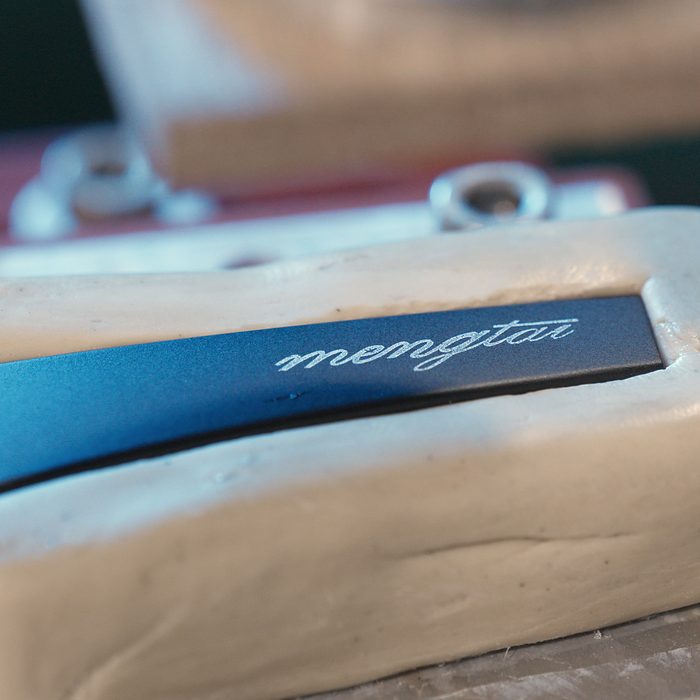 Laser engraved brand logo