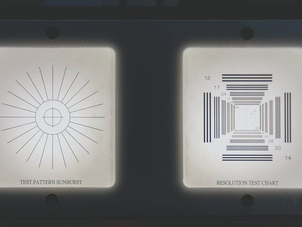 Resolution test chart